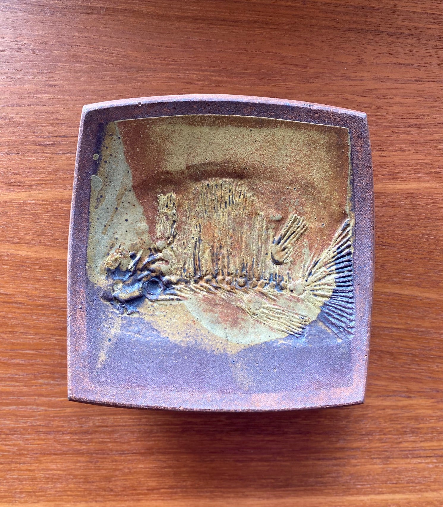 Ed Drahanchuck Ceramic Dish with Fish