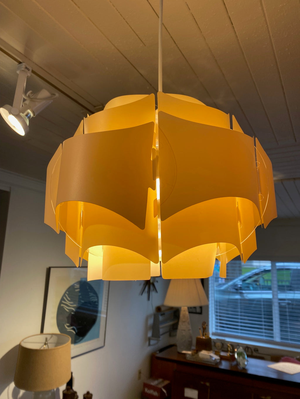 1970s Danish "Prisma" Pendant Light designed by Lars Schioler for Hoyrup- Cook Street Vintage