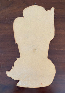 Vintage Terra Cotta St Michael Plaque