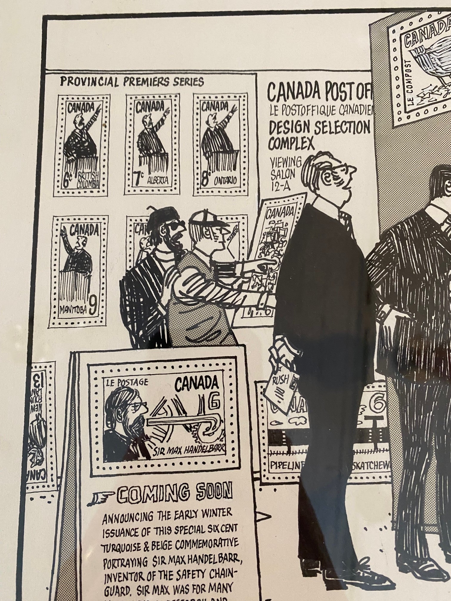 Sid Barron Original Toronto Star Cartoon