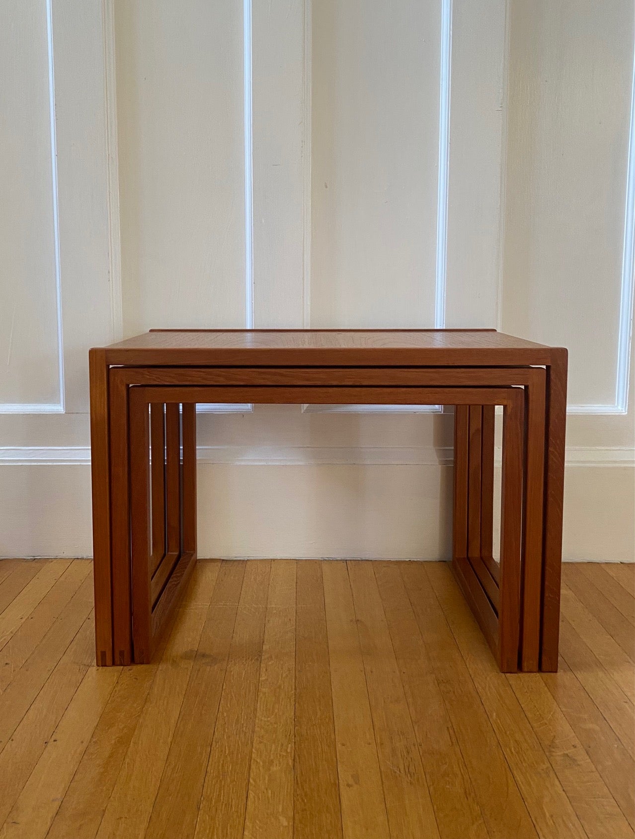 MCM Teak Nesting Tables