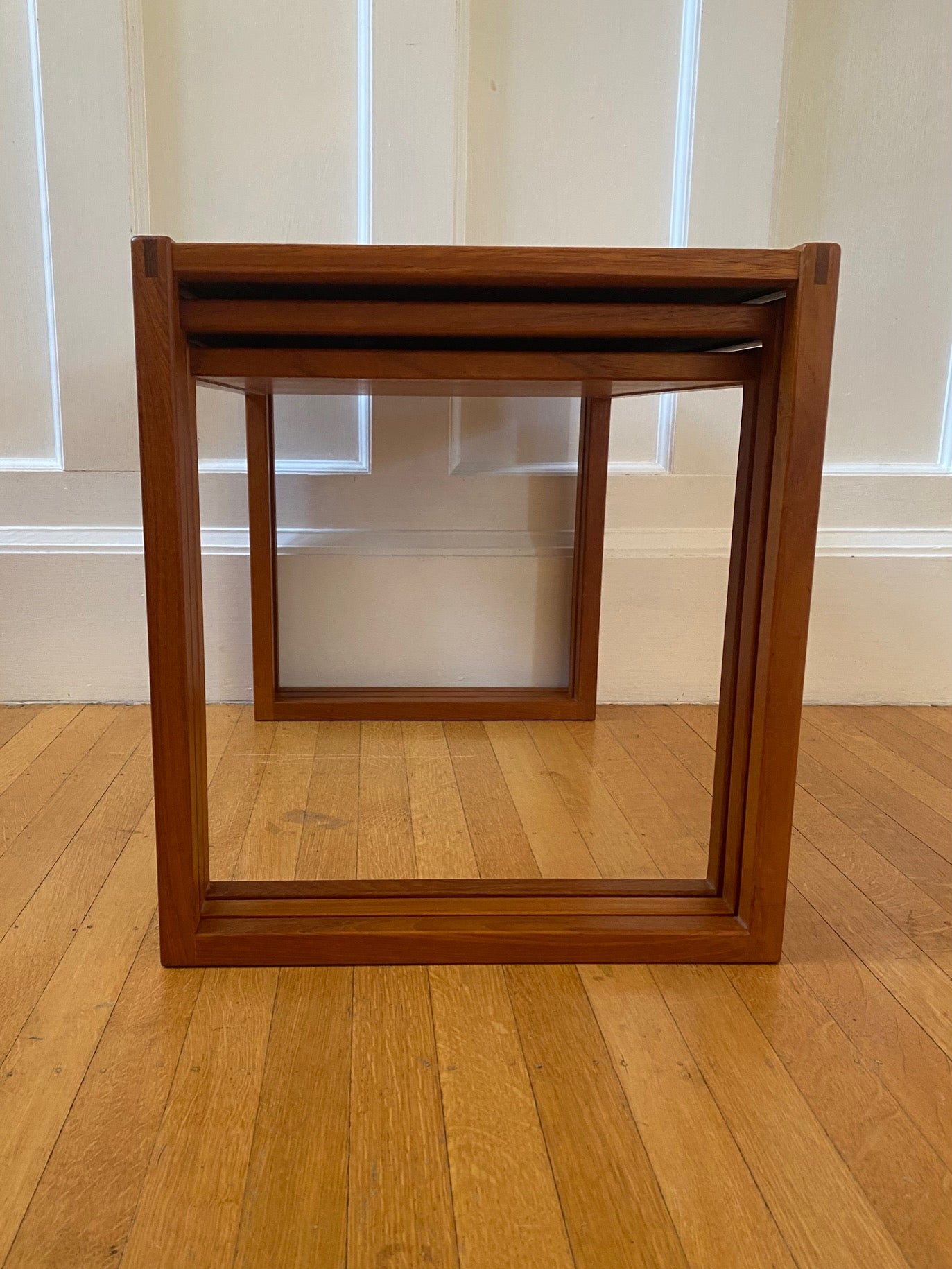 MCM Teak Nesting Tables