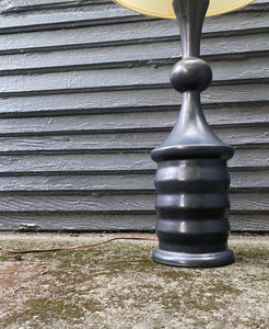 Sculptural MCM Ceramic Table Lamp