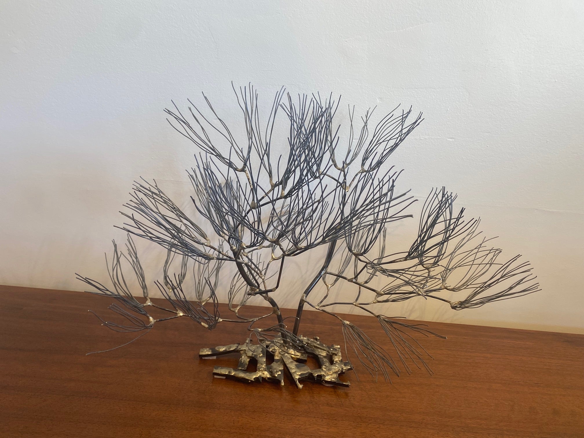 Steel Metal & Wire Tree Sculpture