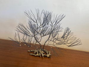 Steel Metal & Wire Tree Sculpture