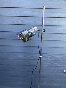 1970s space age Koch and Lowy chrome adjustable floor lamp- Cook Street Vintage.