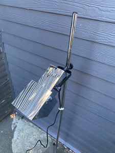 1970s space age Koch and Lowy chrome adjustable floor lamp- Cook Street Vintage.