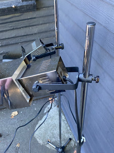 MCM 1970s Koch & Lowy Chrome Floor Lamp