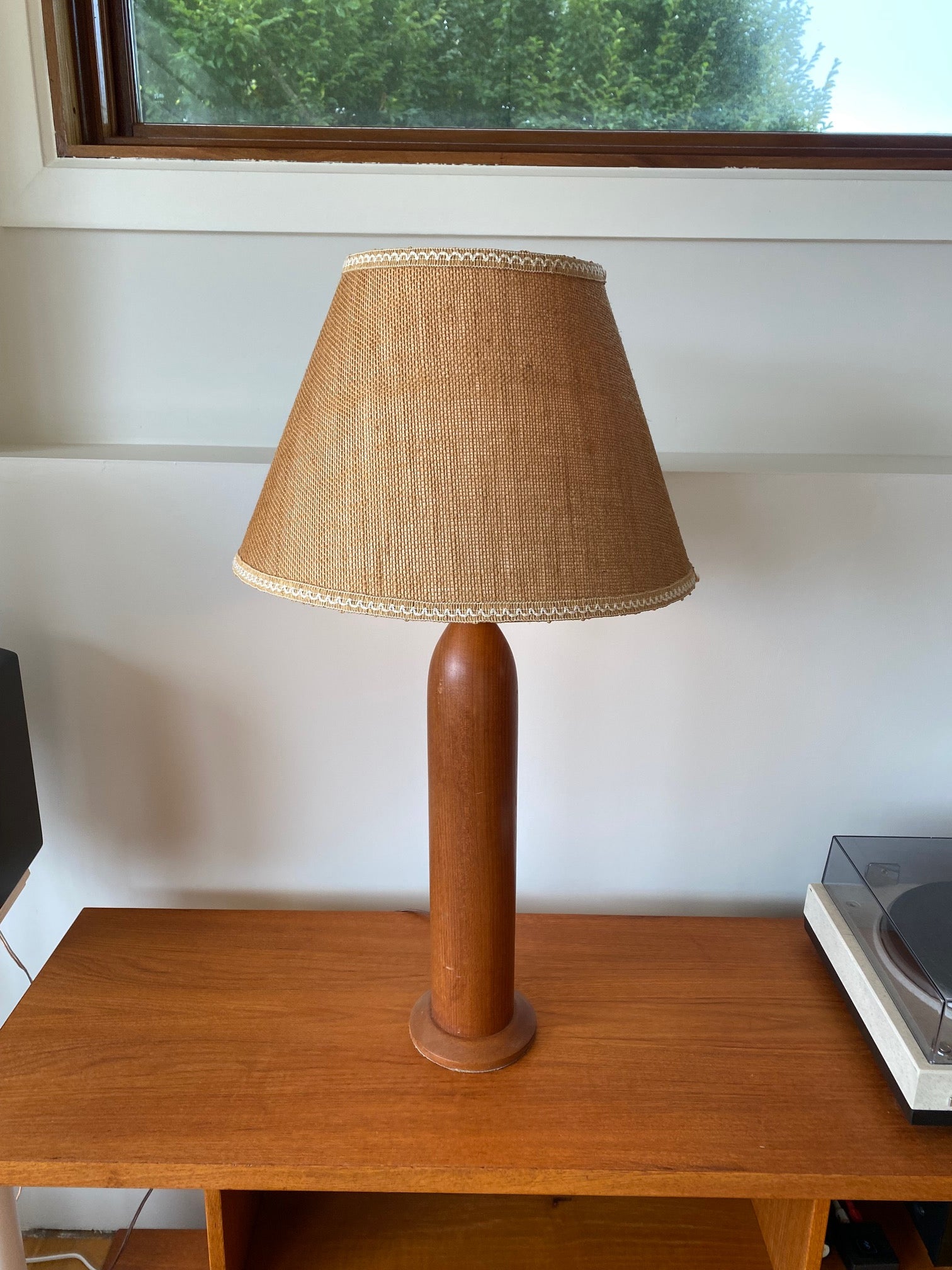 MCM Teak Table Lamp