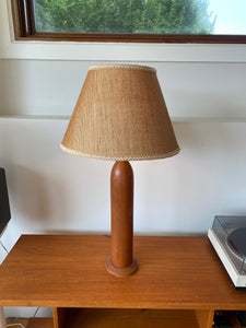 MCM Teak Table Lamp