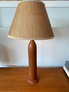 MCM Teak Table Lamp