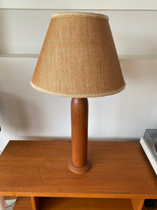 MCM Teak Table Lamp