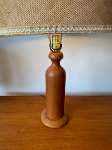MCM Teak Table Lamp
