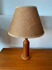 MCM Teak Table Lamp