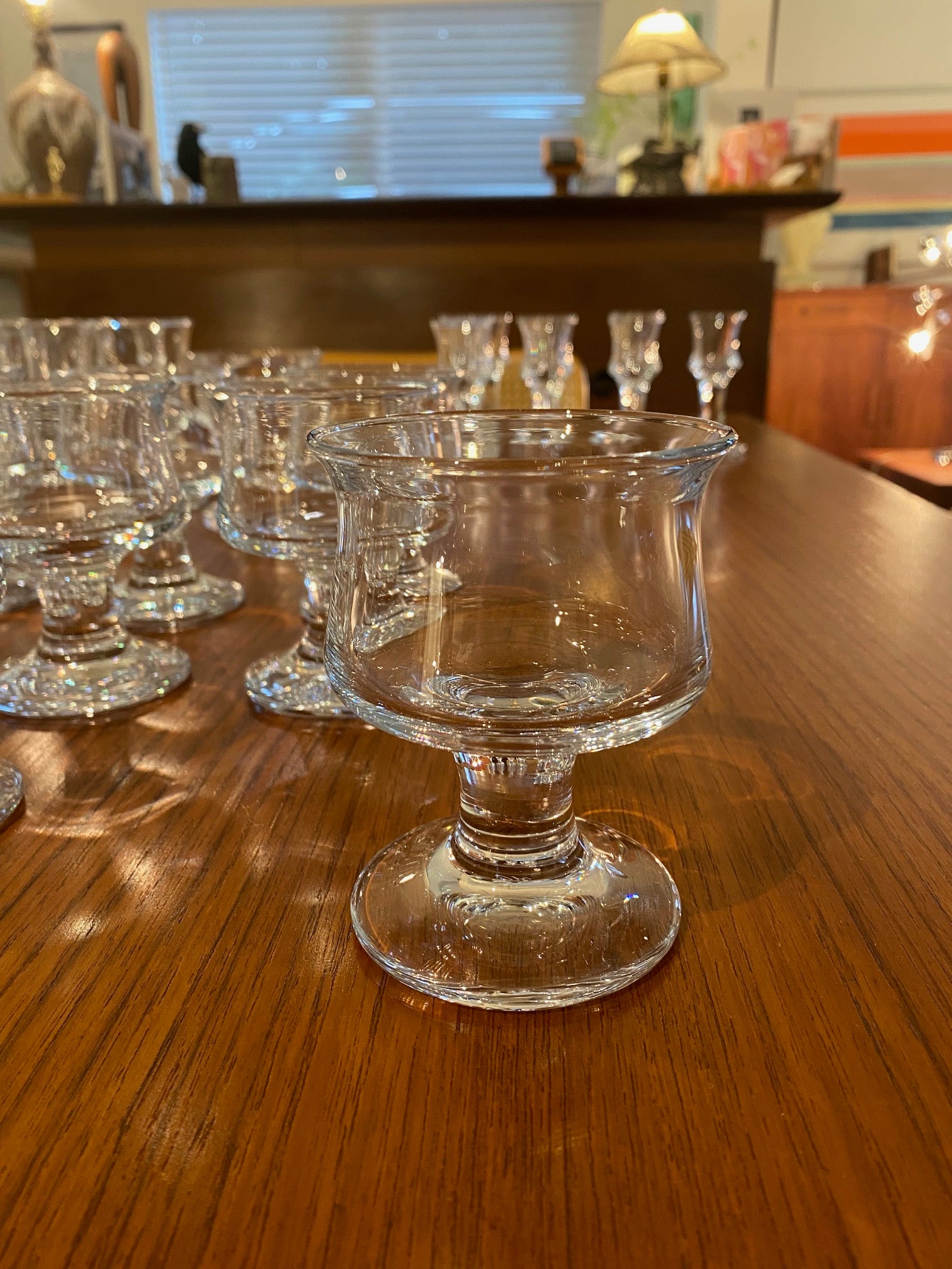 Set of 9 Holmegaard Per Lutken Schnapps Glasses