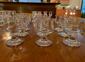 Set of 9 Holmegaard Per Lutken Schnapps Glasses