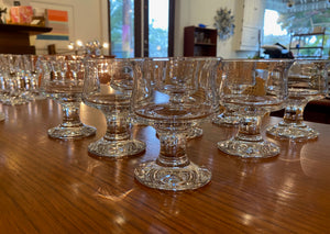Set of 9 Holmegaard Per Lutken Schnapps Glasses
