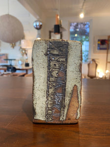 Mid-century Brutalist Textured Vase