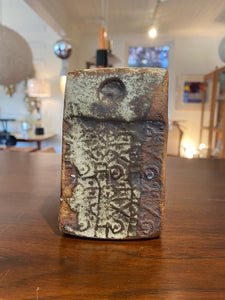 Mid-century Brutalist Textured Vase