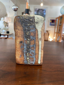 Mid-century Brutalist Textured Vase