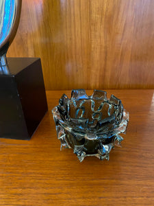 Murano Brutalist Glass Vase