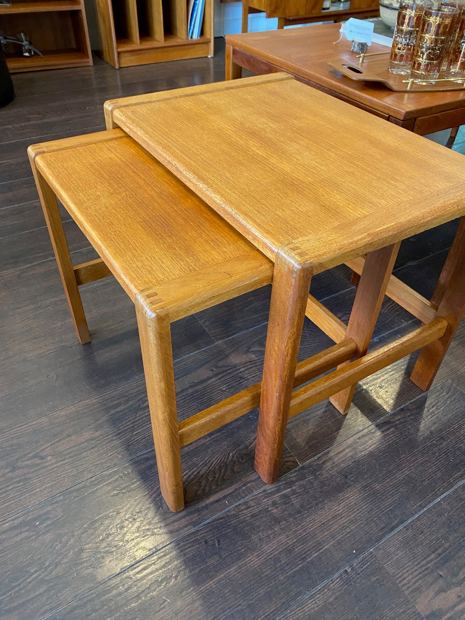 Set of Vintage Teak Nesting Tables