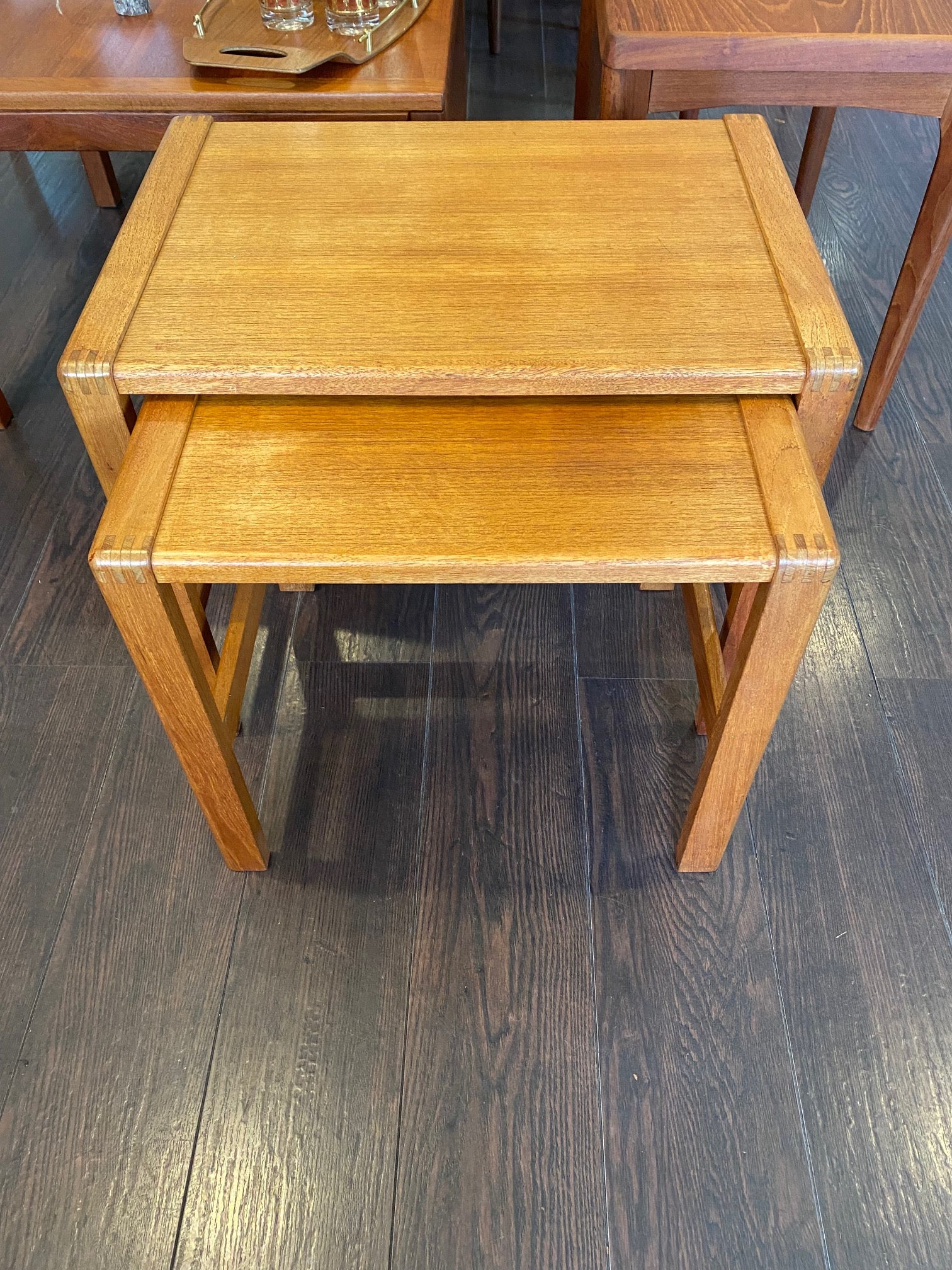 Set of Vintage Teak Nesting Tables