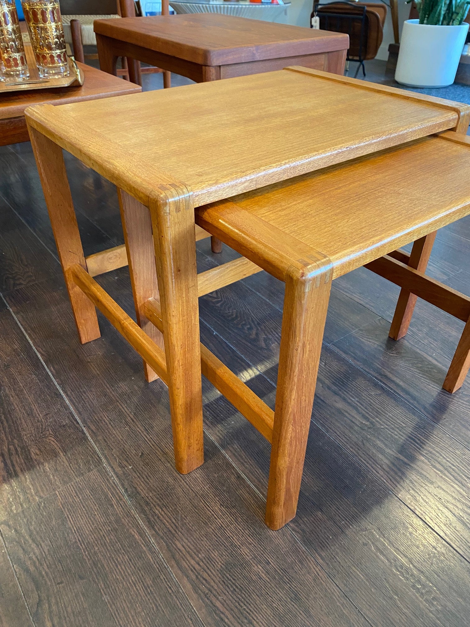Set of Vintage Teak Nesting Tables