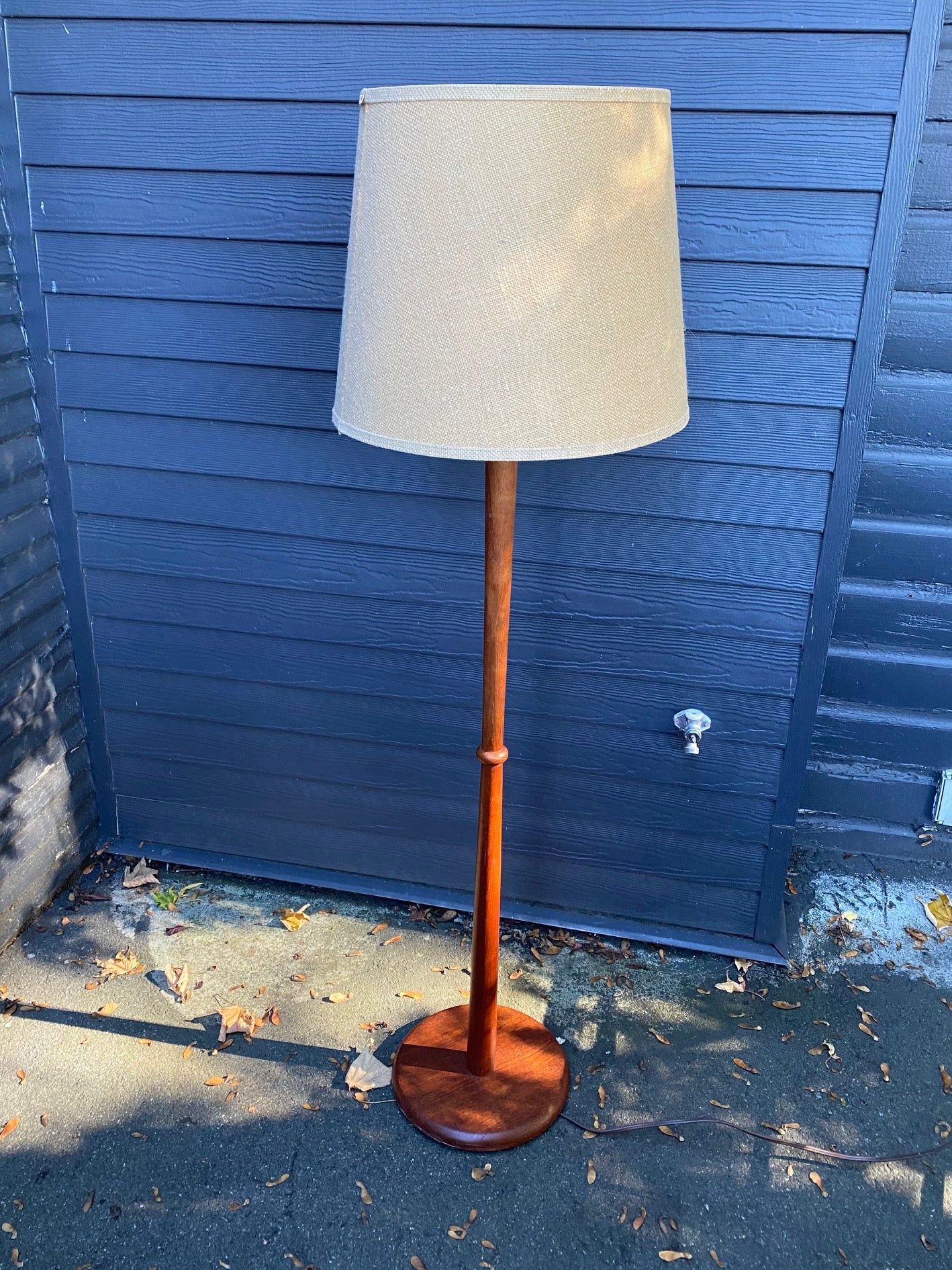 MCM Teak Floor Lamp