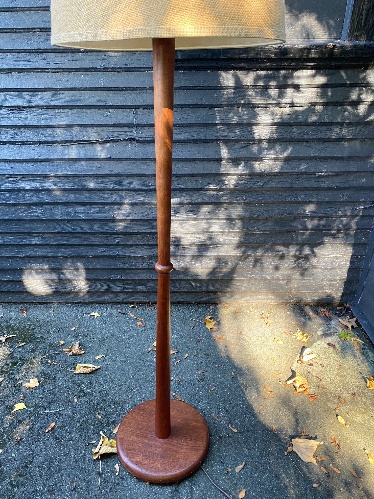 MCM Teak Floor Lamp