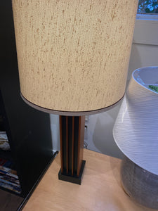 Vintage Teak Skyscraper Lamp