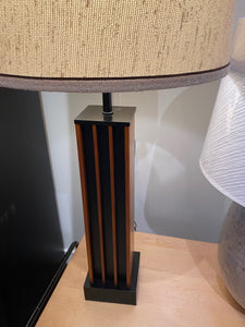 Vintage Teak Skyscraper Lamp