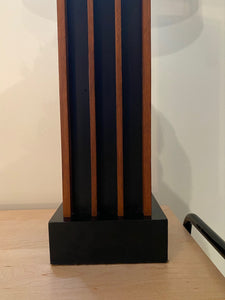 Vintage Teak Skyscraper Lamp