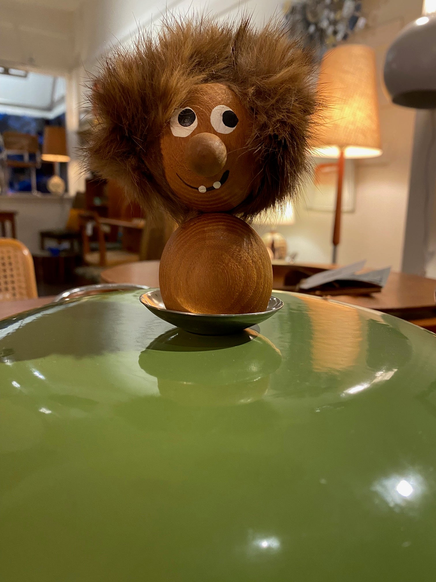 Vintage Swedish Wooden Troll- Cook Street Vintage