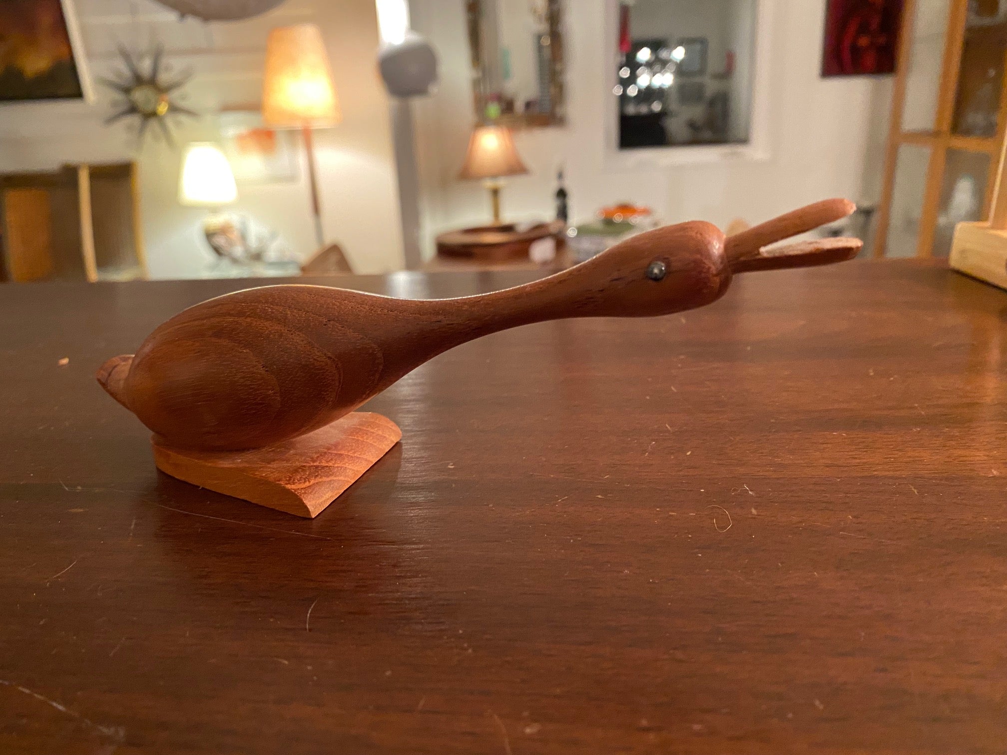 Vintage Carved Duck