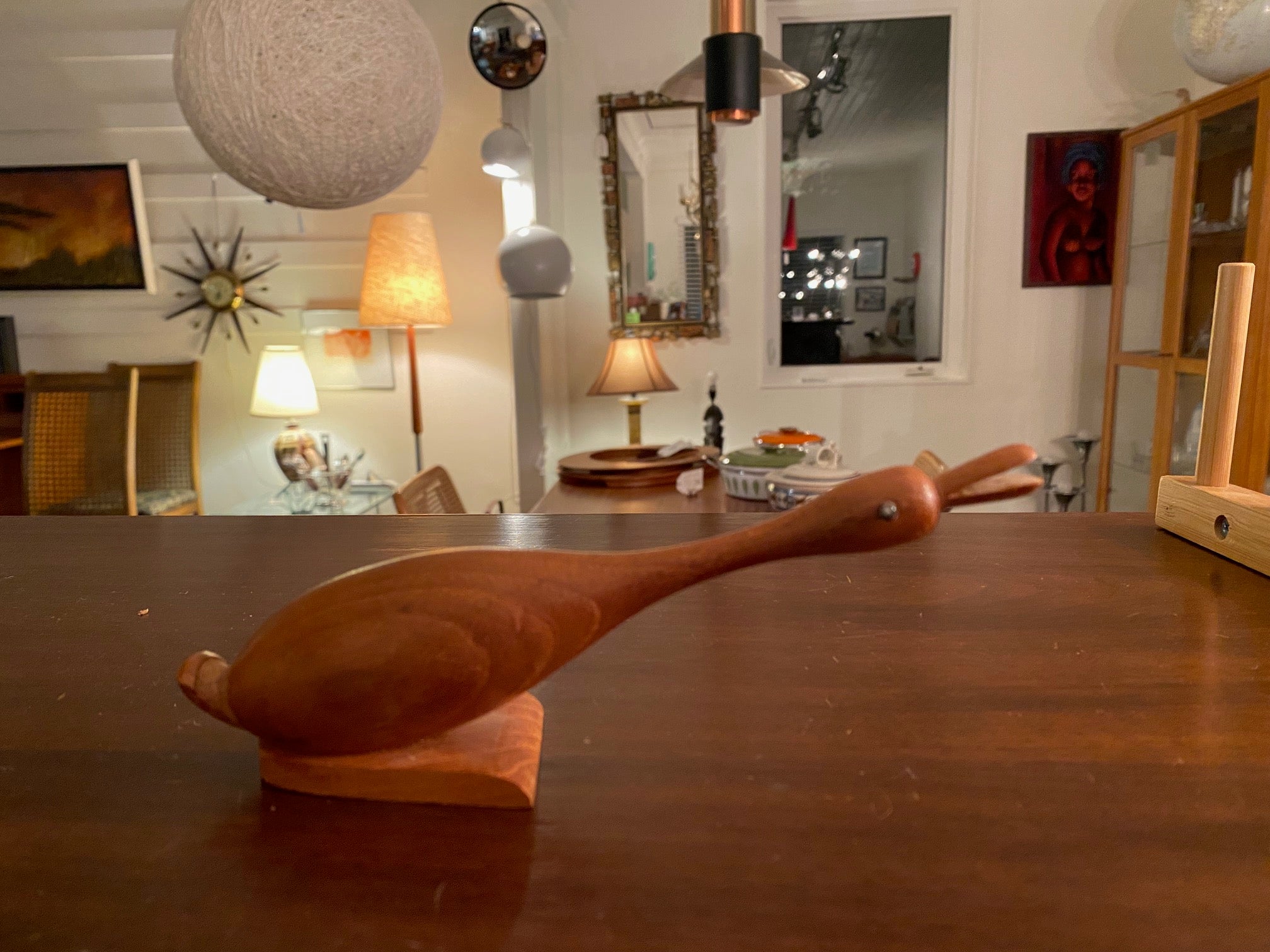 Vintage Carved Duck