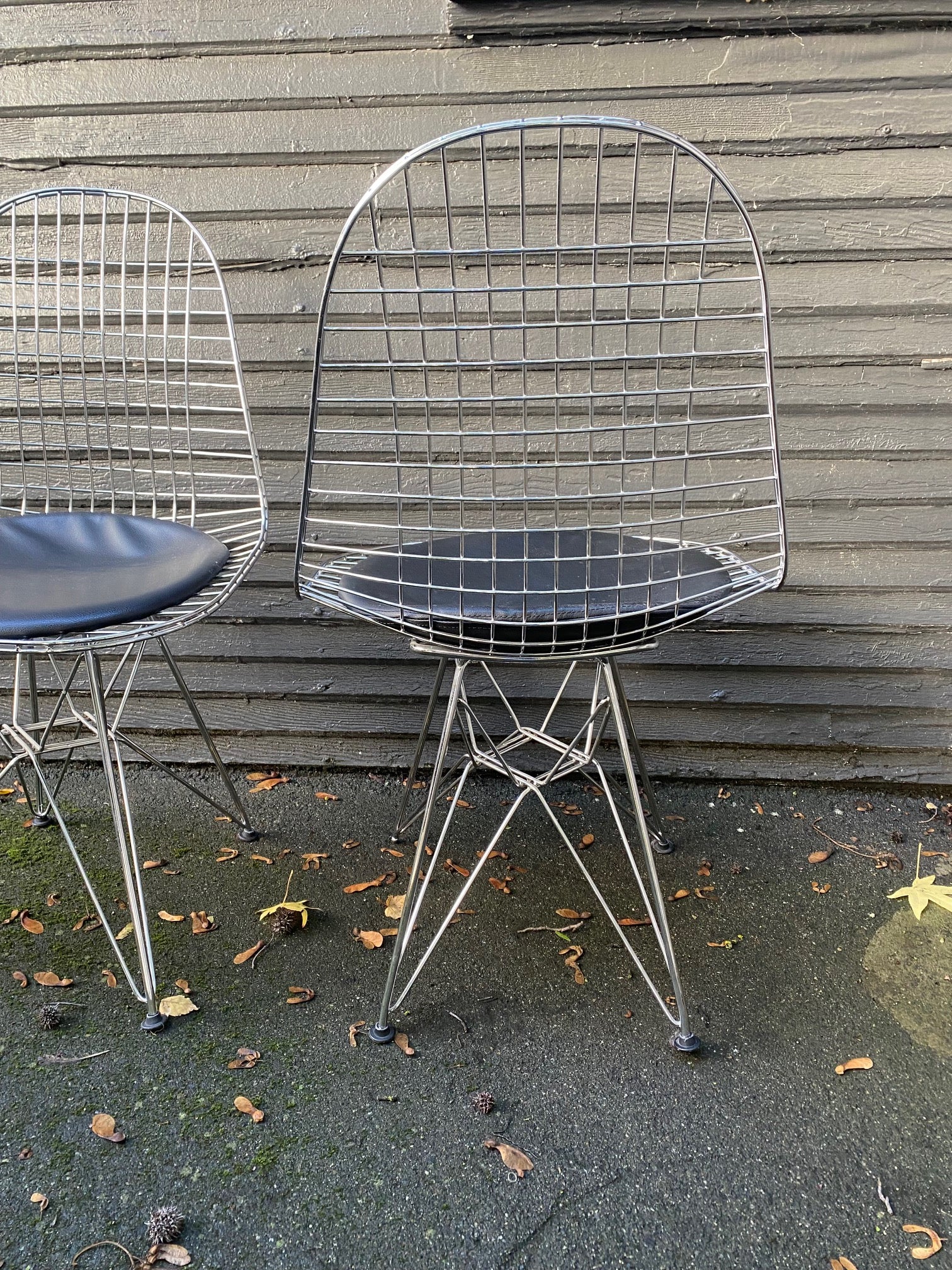 Set of 3 Bent Wire Chairs