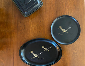 Couroc Road Runner Oblong Tray