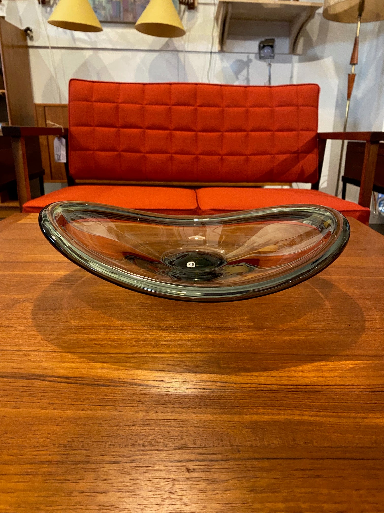 Holmegaard Per Lutken Selandia Art Glass Bowl