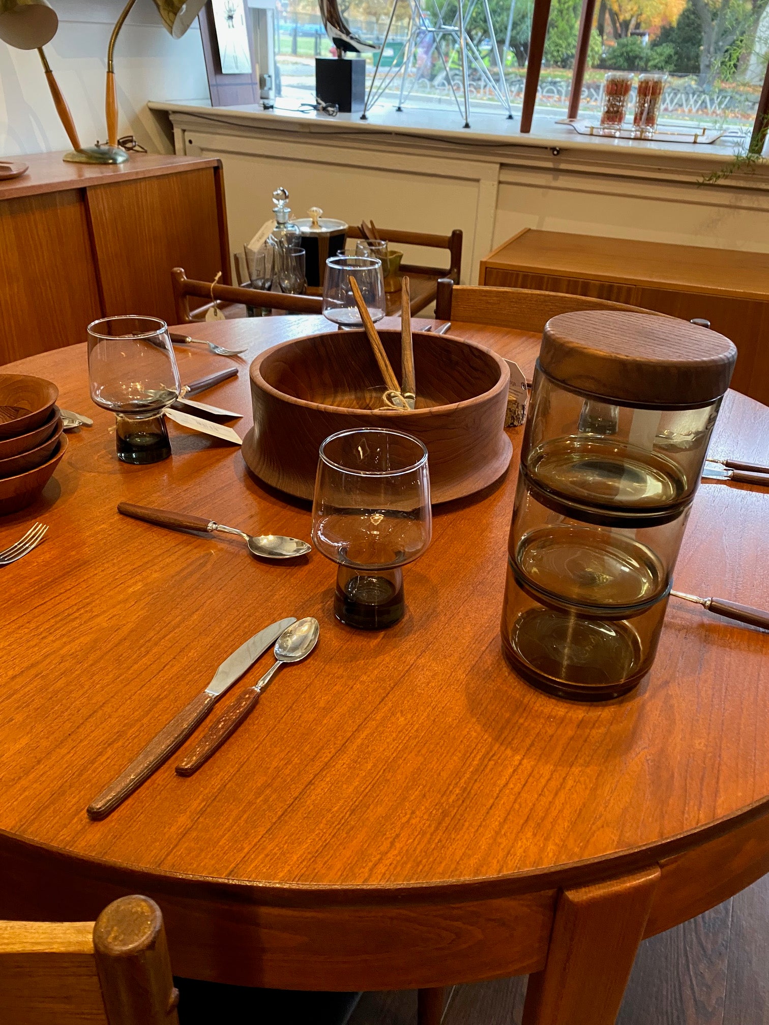 Rare MCM Stacking Canisters by Boussu