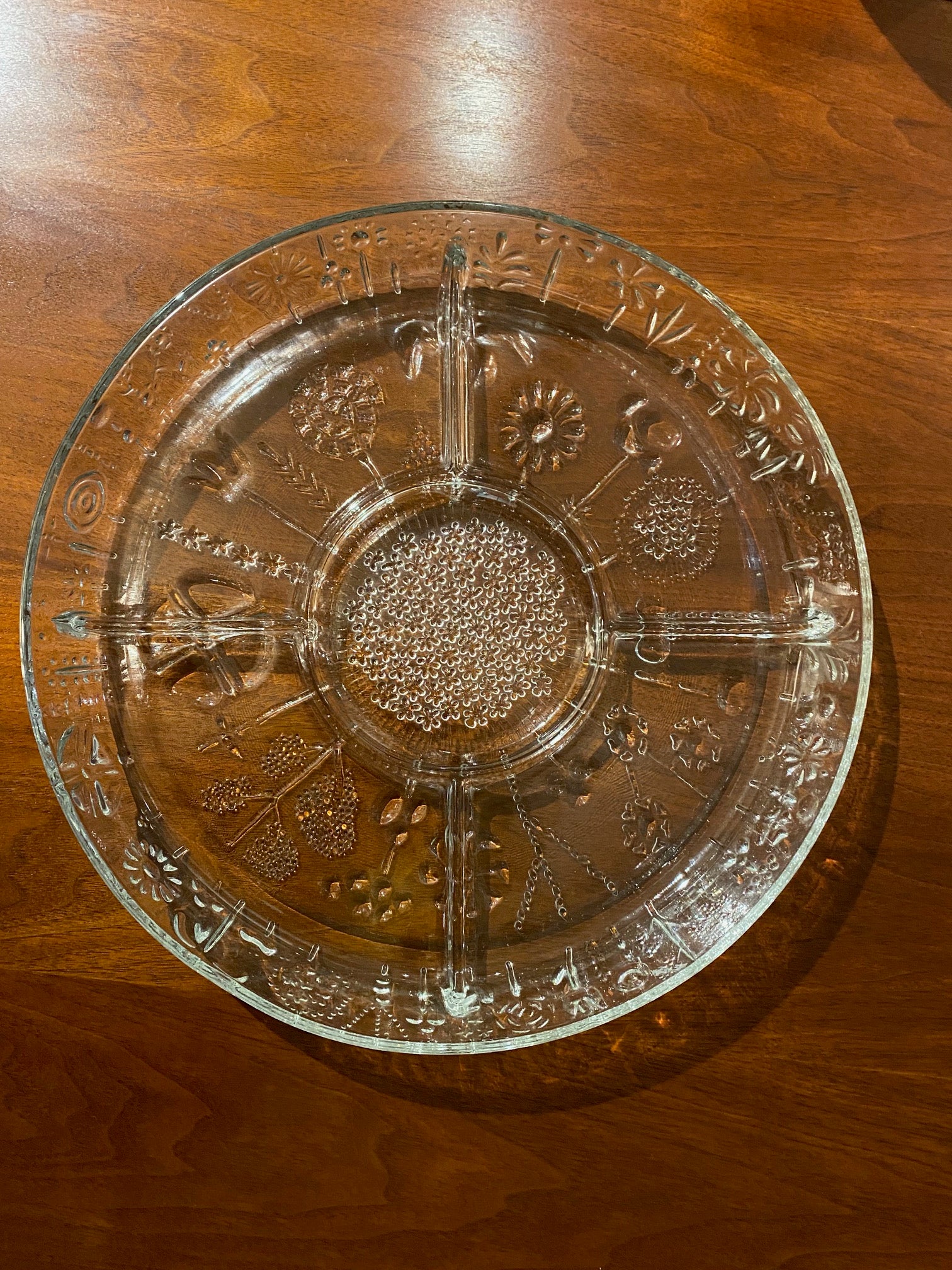 Large Divided Iittala "Flora" dish