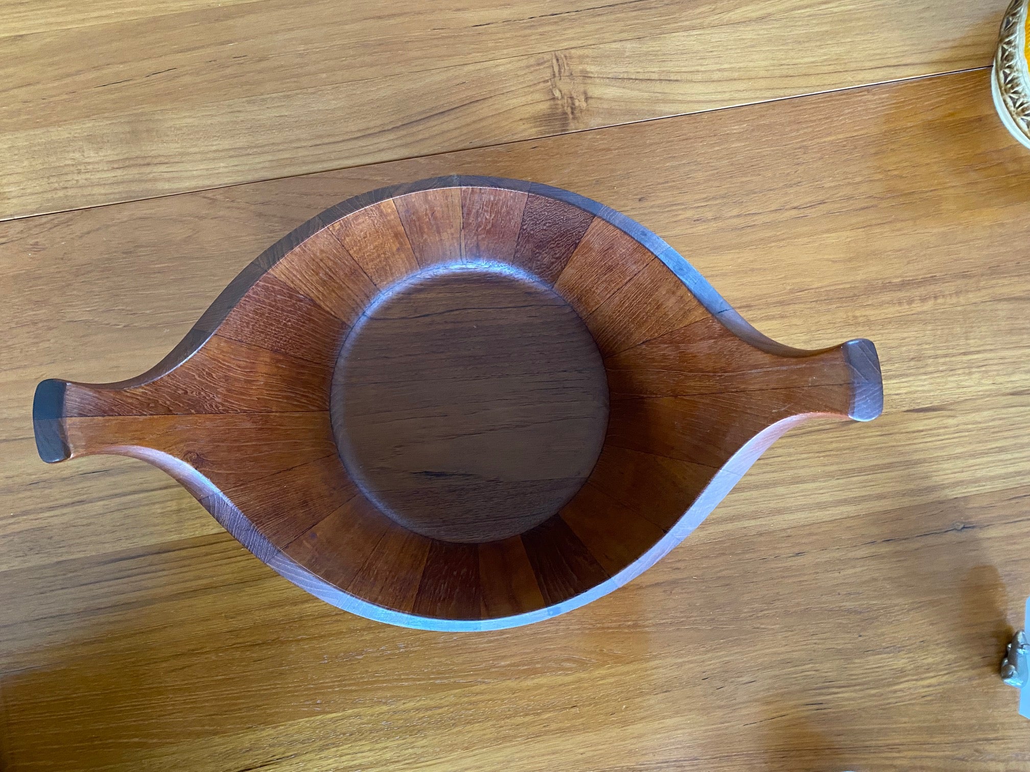 Dansk JHQ Staved Teak Viking Salad Bowl & Servers