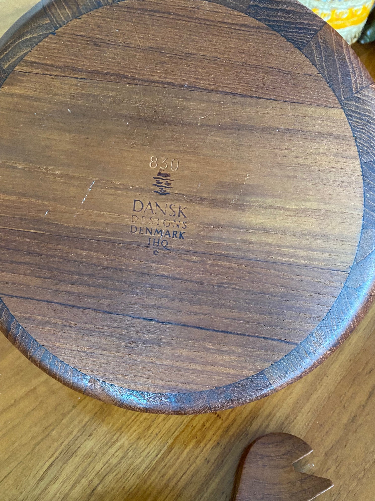 Dansk JHQ Staved Teak Viking Salad Bowl & Servers