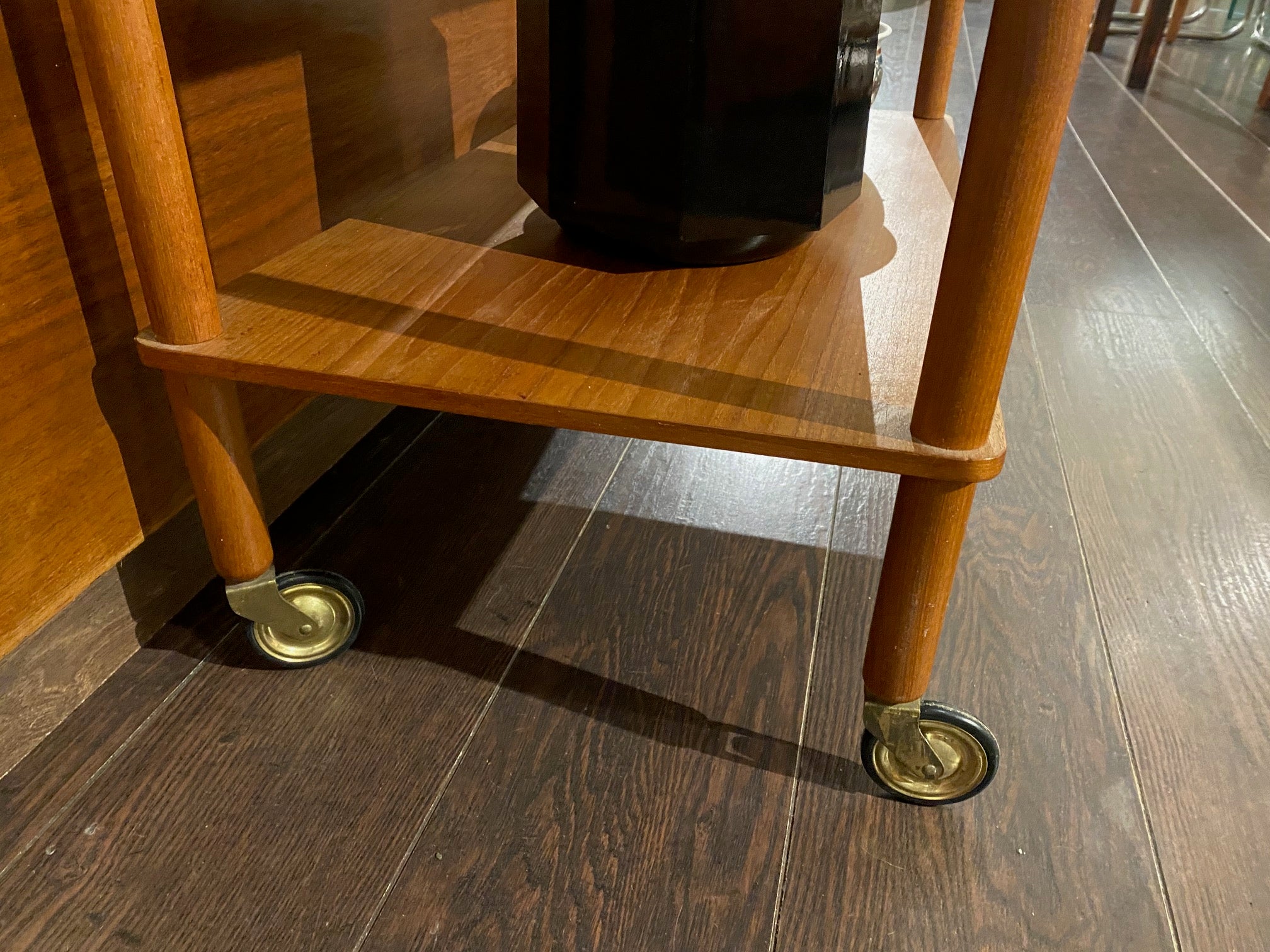 Elegant MCM Teak Barcart