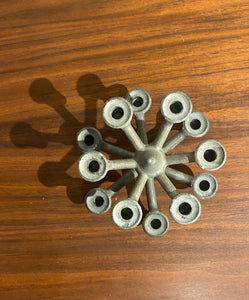 Denco 2-tier Cast Iron Candle Holder- Cook Street Vintage
