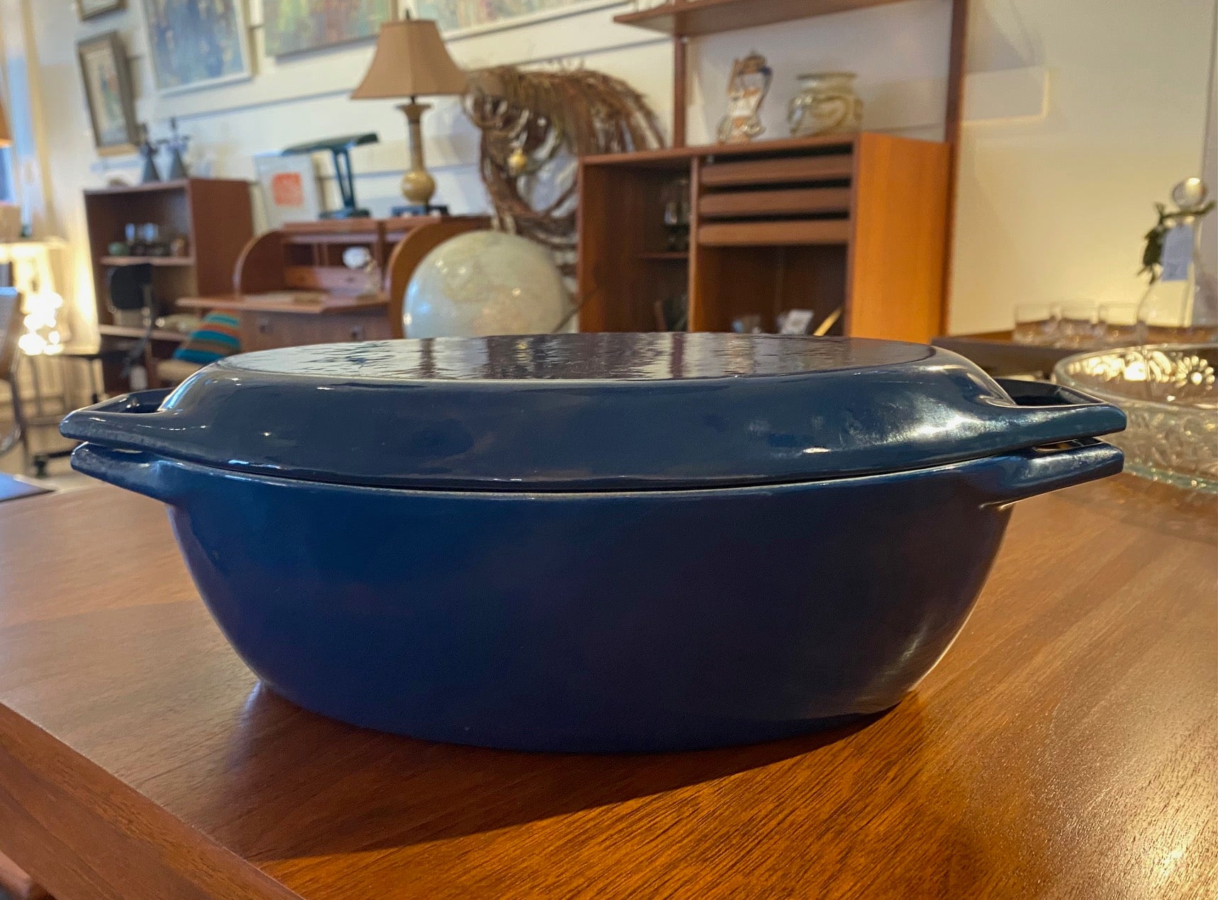 Blue Dutch Oven/ Casserole with Lid Model 01