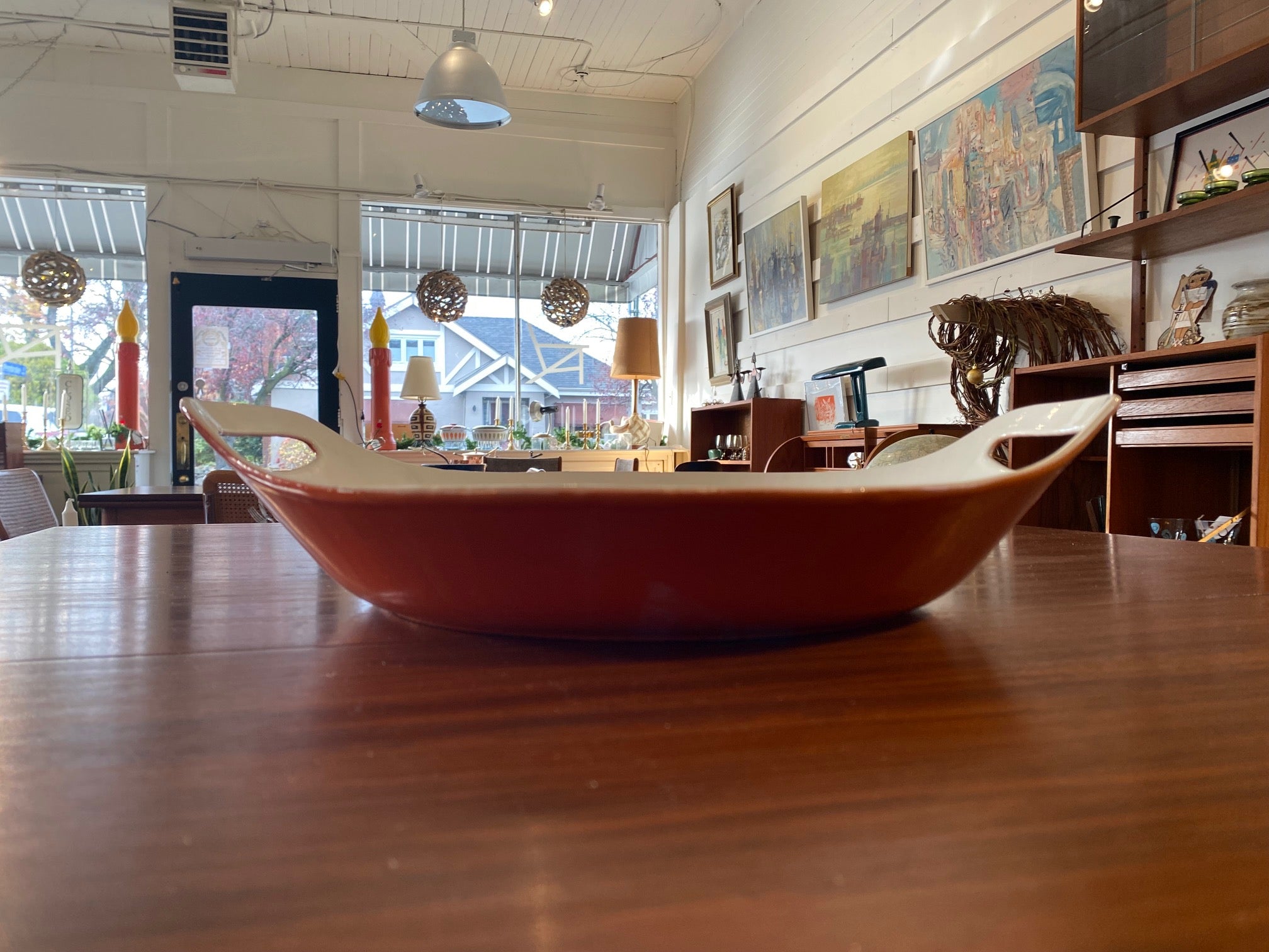 Orange Copco Paella Pan