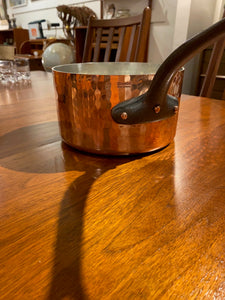 Large Mauviel Copper Cookware Saucepan