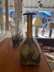 Stunning Mdina "earth" vase. Made in Malta- Cook Street Vintage