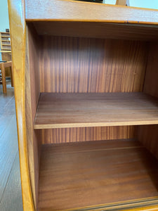 Teak Credenza with Three Sliding Doors